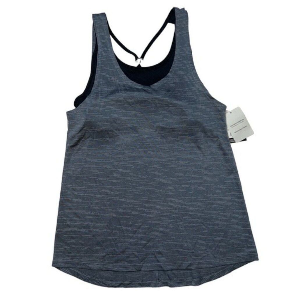 Champion Gray and‎ Black Built in Bra Tank Top